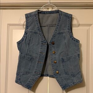 Amazon Blue Denim Vest